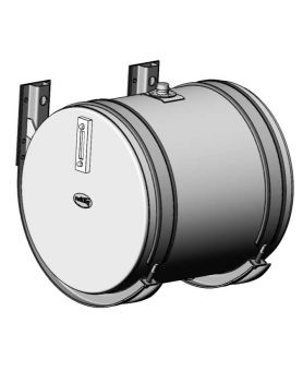 200 litre / 624D x 660L polished aluminium hydraulic oil tank
