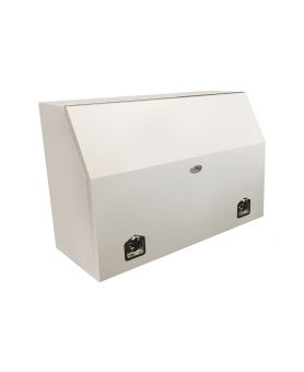 1200MM Full Lid Gullwing Tool Box - White