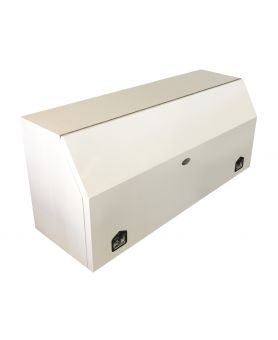2100MM Full Lid Gullwing Tool Box - White