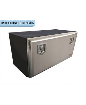 900L x 450H x 450D / Steel truck tool box with polished stainless steel lid (EDGE series)